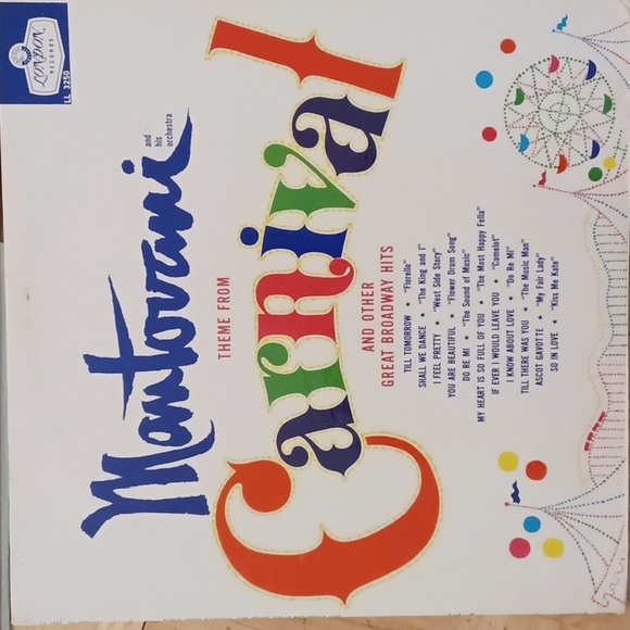 Motion picture sound track lp's the sting, Mantovani, west side story, carnival - Picture 4 of 9